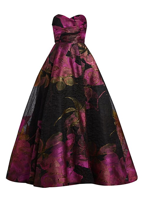 Metallic Elegance Gown