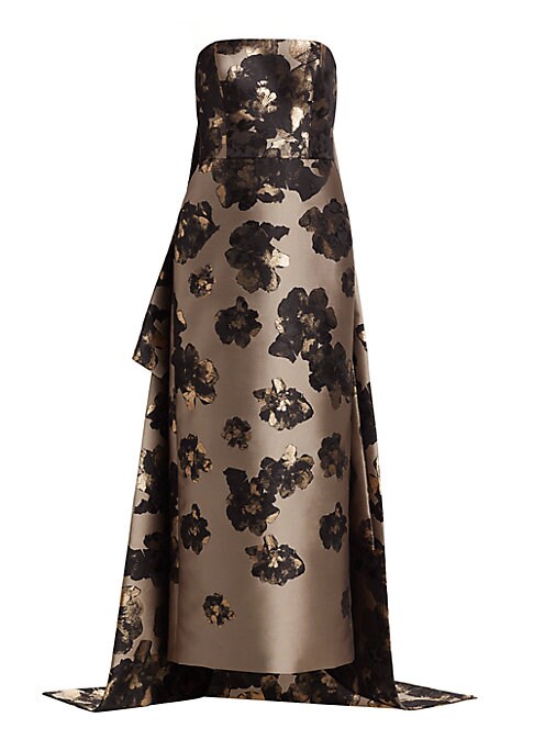 Metallic Blossom Gown