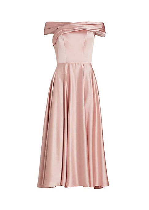 Elegant Satin A-Line Dress