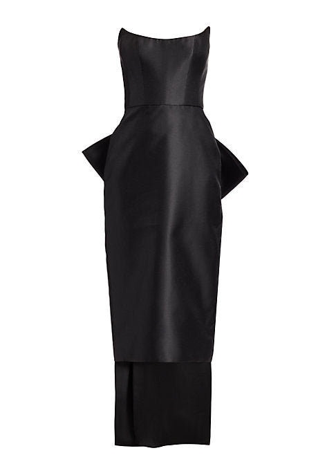 Elegant Back Bow Dress