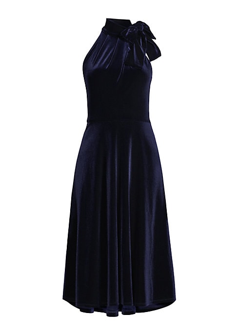 Vintage Glam Velvet Dress