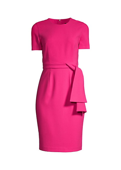 Sleek Side Sash Dress
