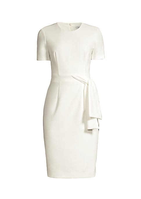 Elegant Asymmetrical Sheath Dress