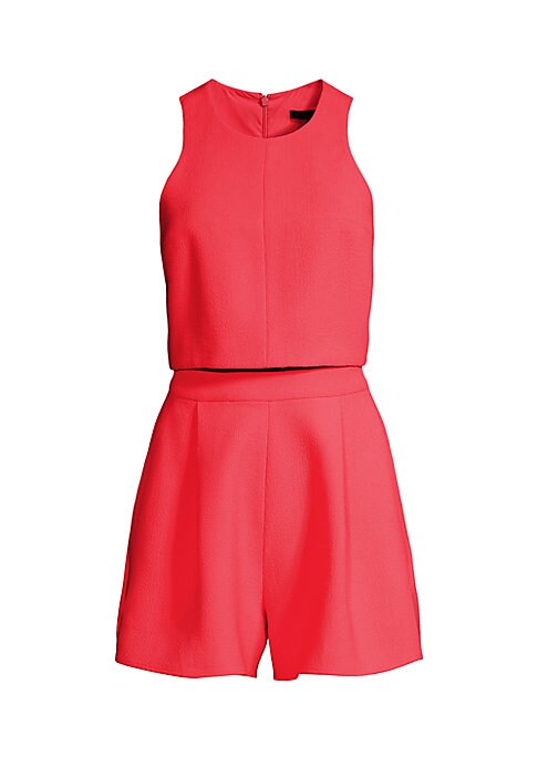 Chic Pebbled Romper Set