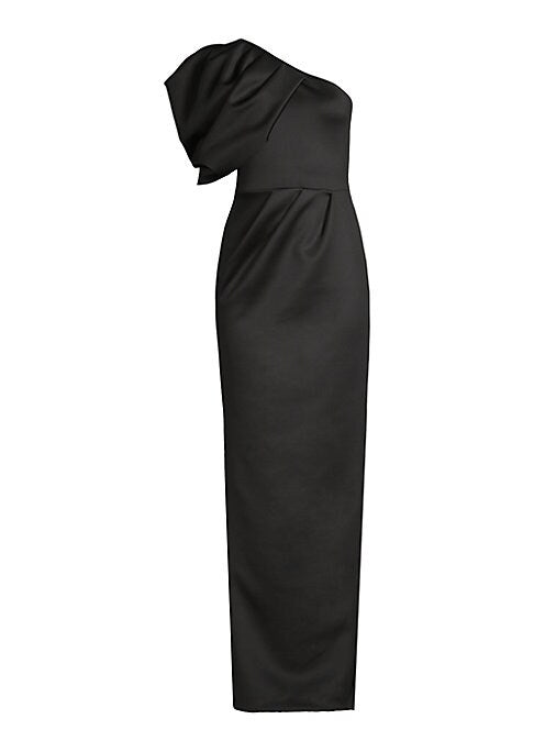 Sleek Asymmetrical Evening Gown