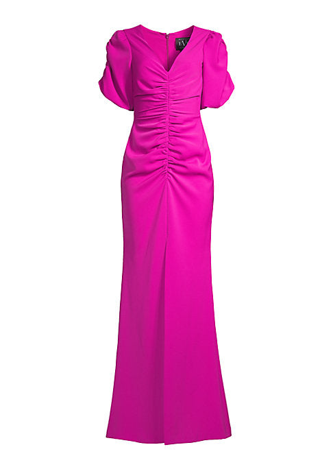 Elegant Ruched Evening Gown
