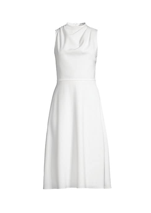 Elegant Satin A-Line Dress