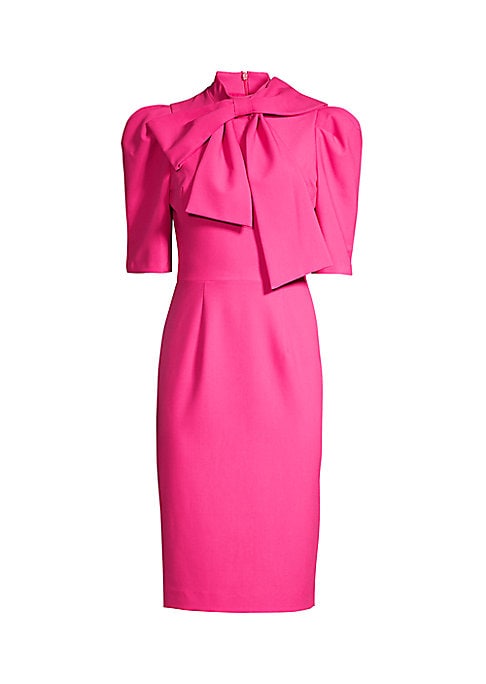 Elegant Bow Sheath Dress