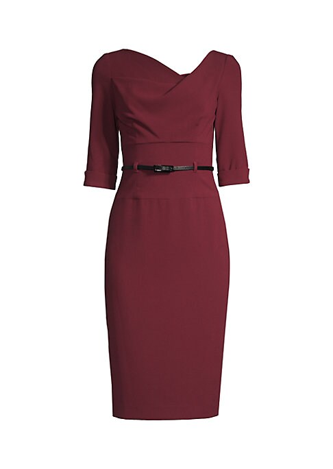 Elegant Woven Sheath Dress