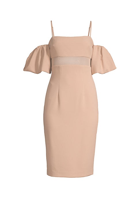 Chic Off-Shoulder Sheath Dress