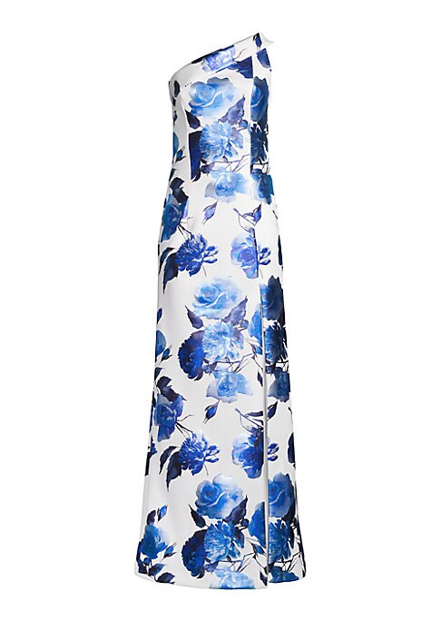 Floral Slit Gown