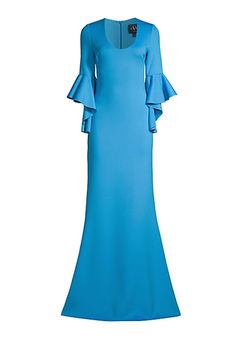 Ruffled Elegance Gown