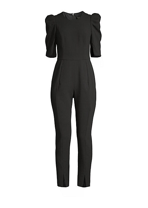Chic Puff-Sleeve Jumpsuit