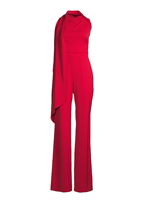 Chic Scarf Neck Jumpsuit