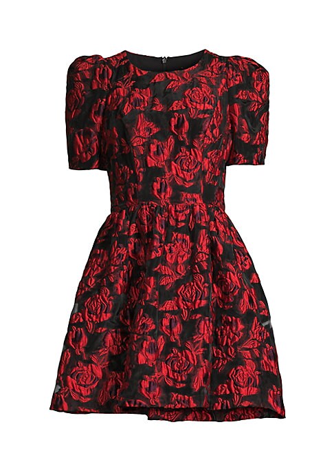 Rosey Puff Dress