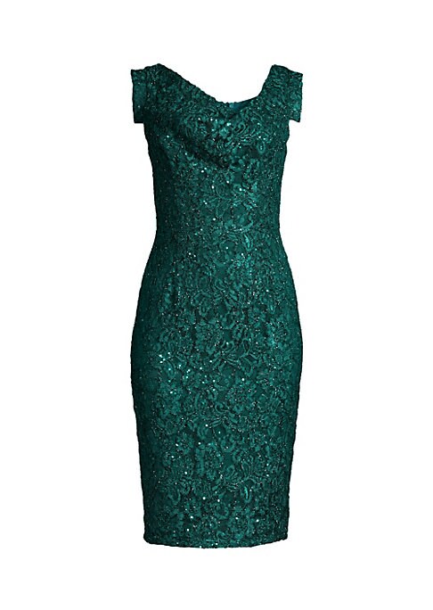 Elegant Lace Sheath Dress
