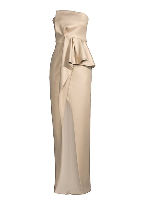 Elegant Ruffle Gown