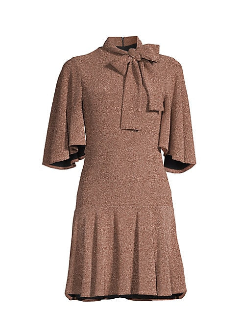 Cape Elegance Minidress