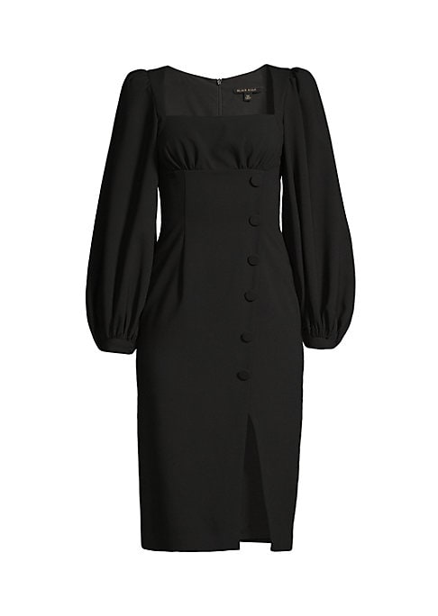 Chic Crepe Midi Dress