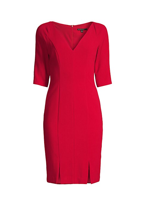 V-Neck Elegant Minidress
