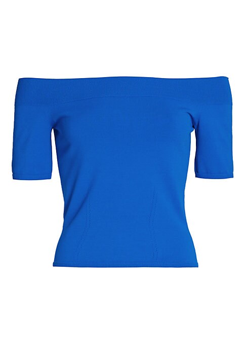 Elegant Knit Off-Shoulder Top