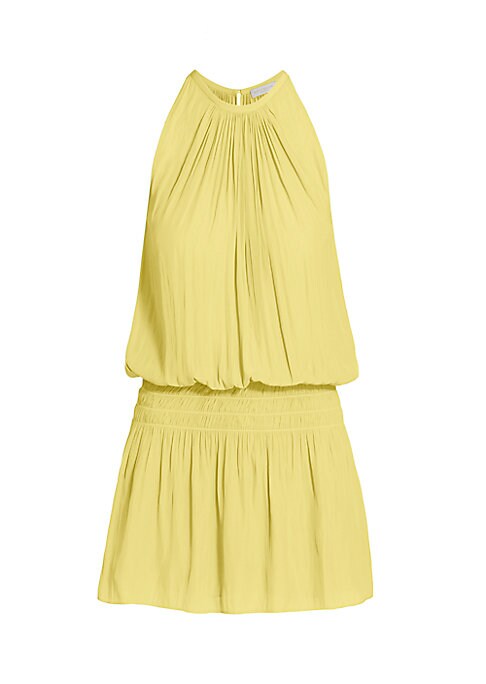 Chic Pleated Drop-Waist Dress