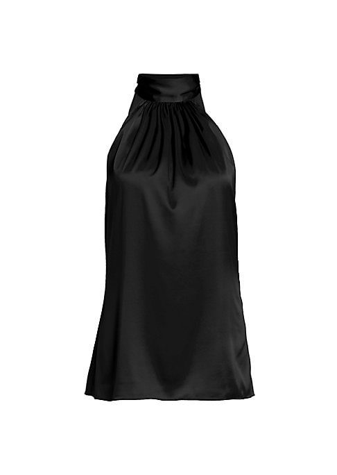 Bow Back Silk Top