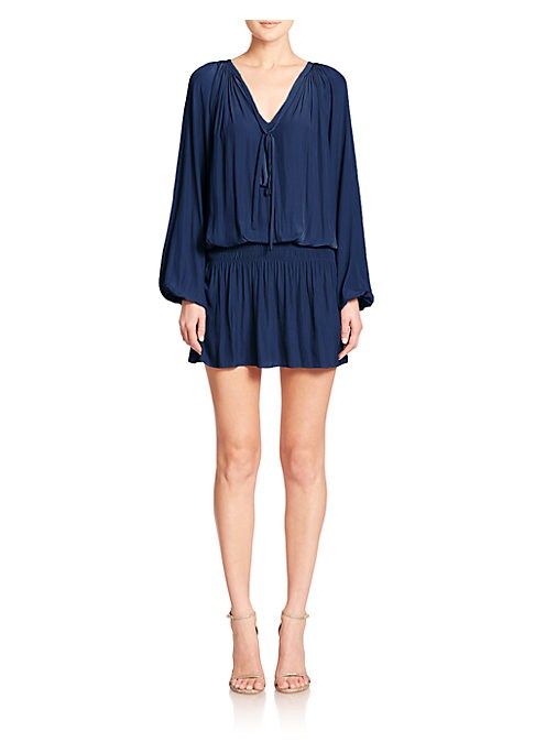 Billowy Draped Minidress