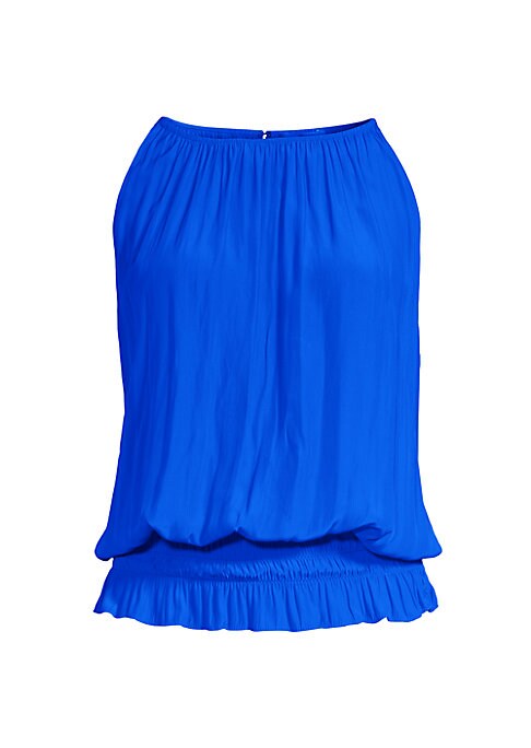 Vibrant Gathered Waist Top