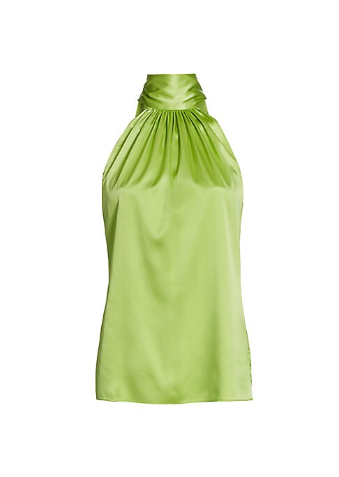 Elegant Bow Halter Top