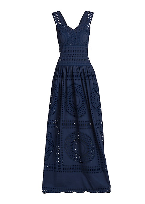 Eyelet Elegance Gown