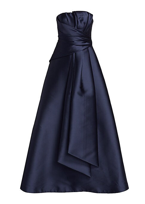 Lustrous A-Line Elegance