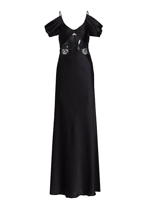 Lustrous Lace Elegance Gown