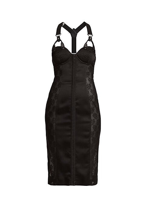Lace and Satin Charm Dress