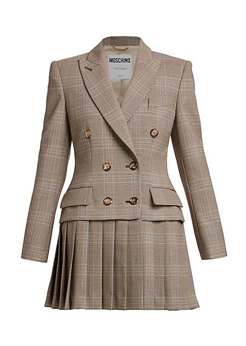 Chic Plaid Mini Dress