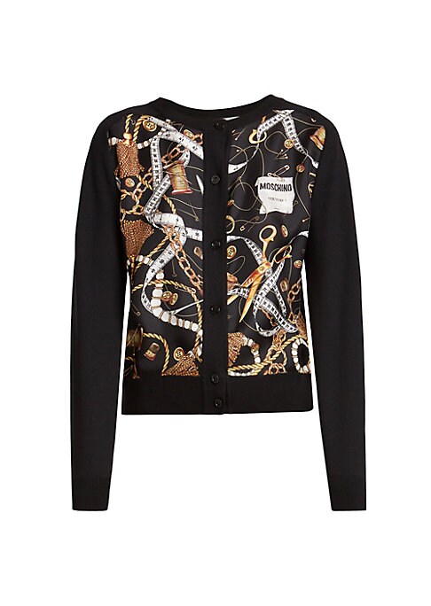 Silky Panel Cardigan