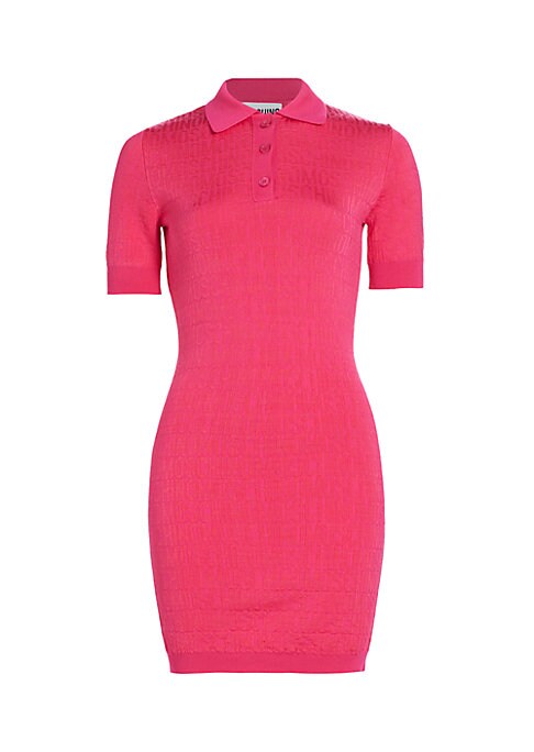 Knit Polo Style Dress