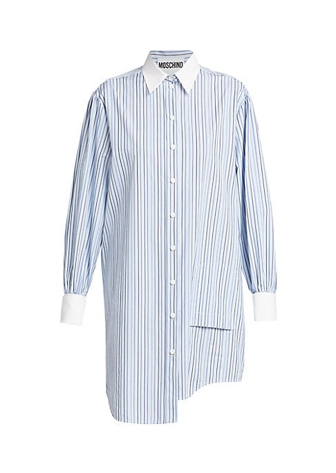 Chic Contrast Shirtdress