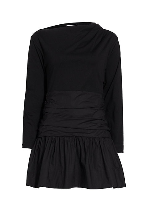 Cotton Layered Minidress