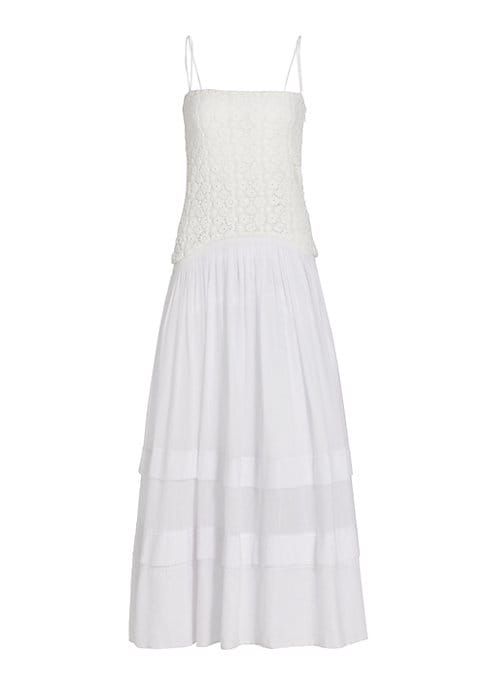 Crochet Chic Tiered Dress