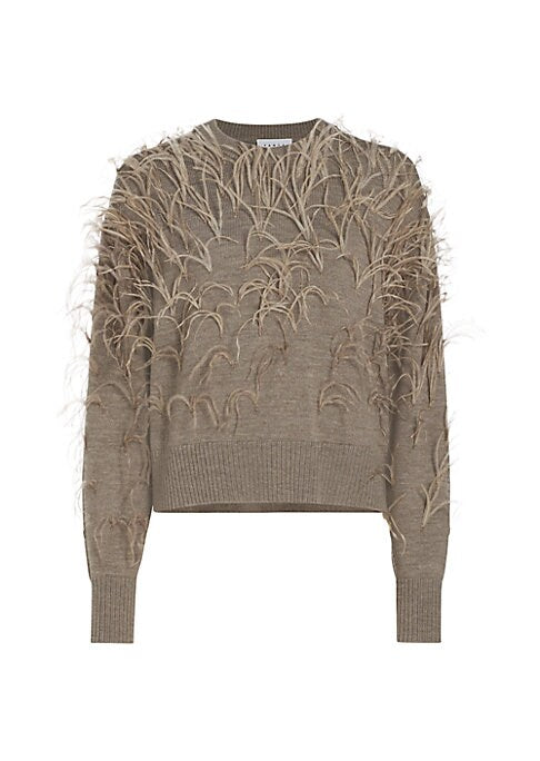 Feathered Cozy Knit Sweater