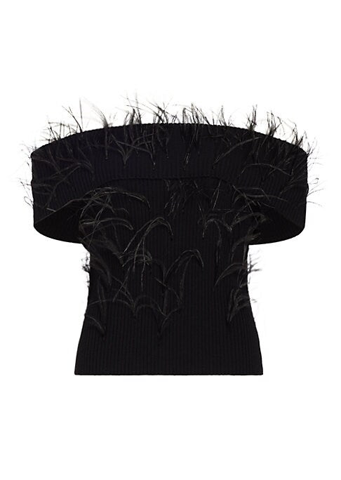 Feathered Knit Elegance