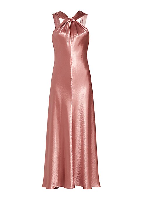 Lustrous Crinkle Maxi Dress