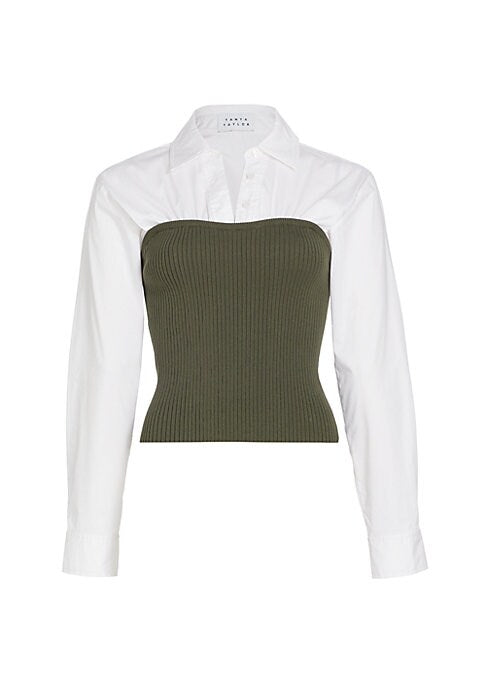 Chic Contrast Top