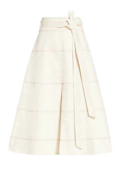 Chic Self-Tie Maxi Skirt