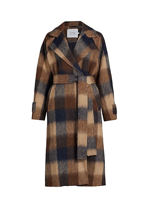 Chic Checkered Warm Coat