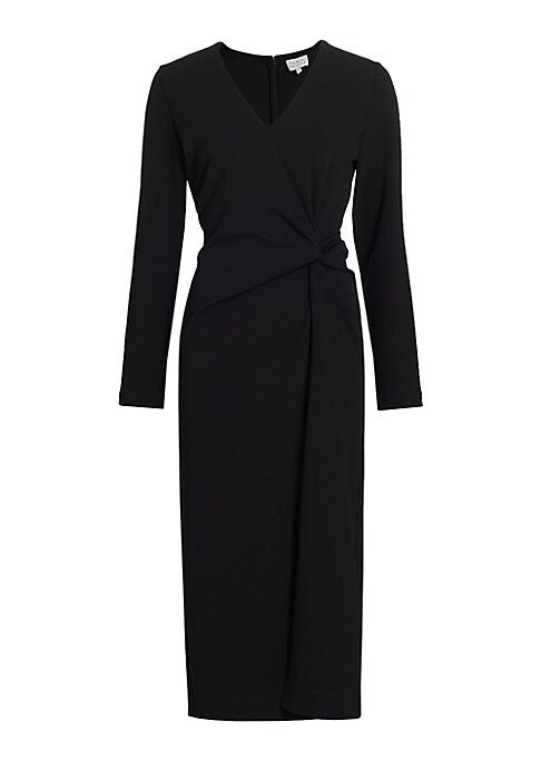 Twist Detail Midi Dress