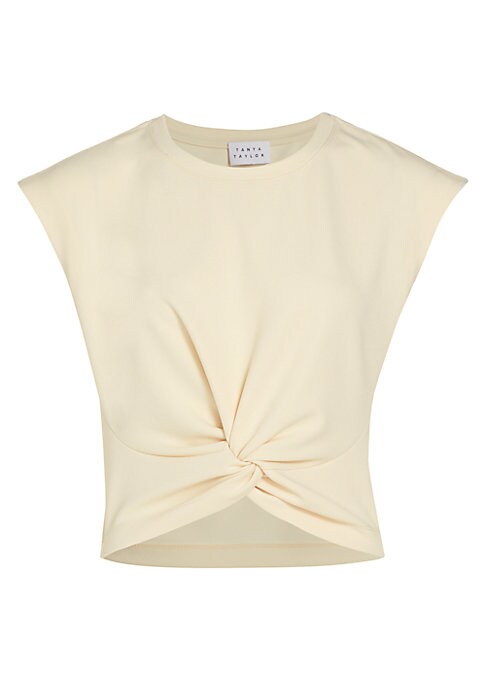 Twist Hem Scuba Top