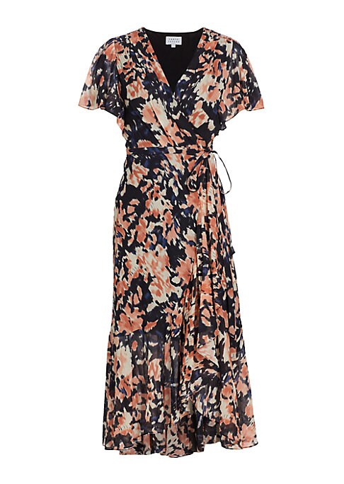 Peony Wrap Midi Dress