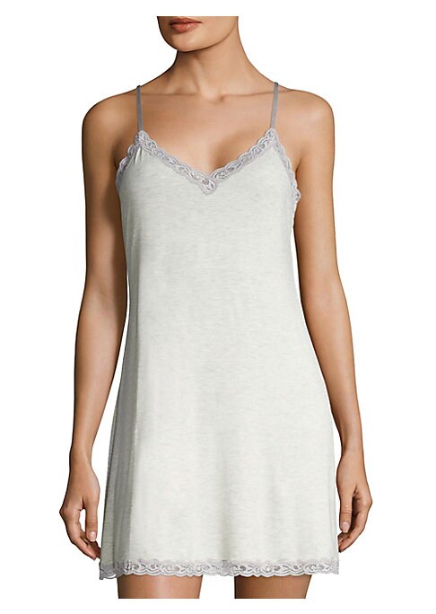 Lace-Trimmed Comfort Chemise
